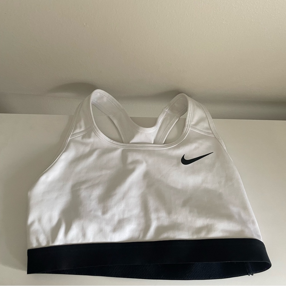 White Nike sports bra - never worn!